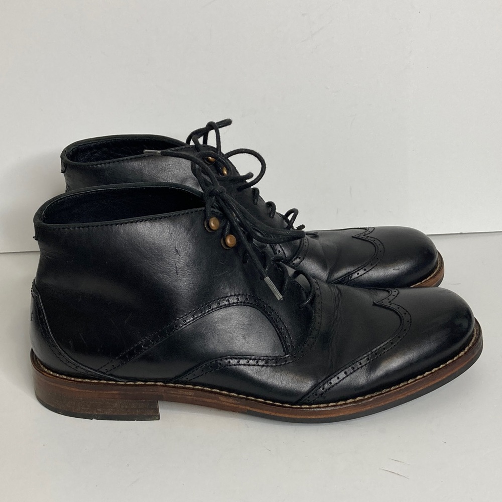 Wolverine 1000 Mile Addison Mens 9 D Black Leather Lace Up Chukka Boots Heritage
